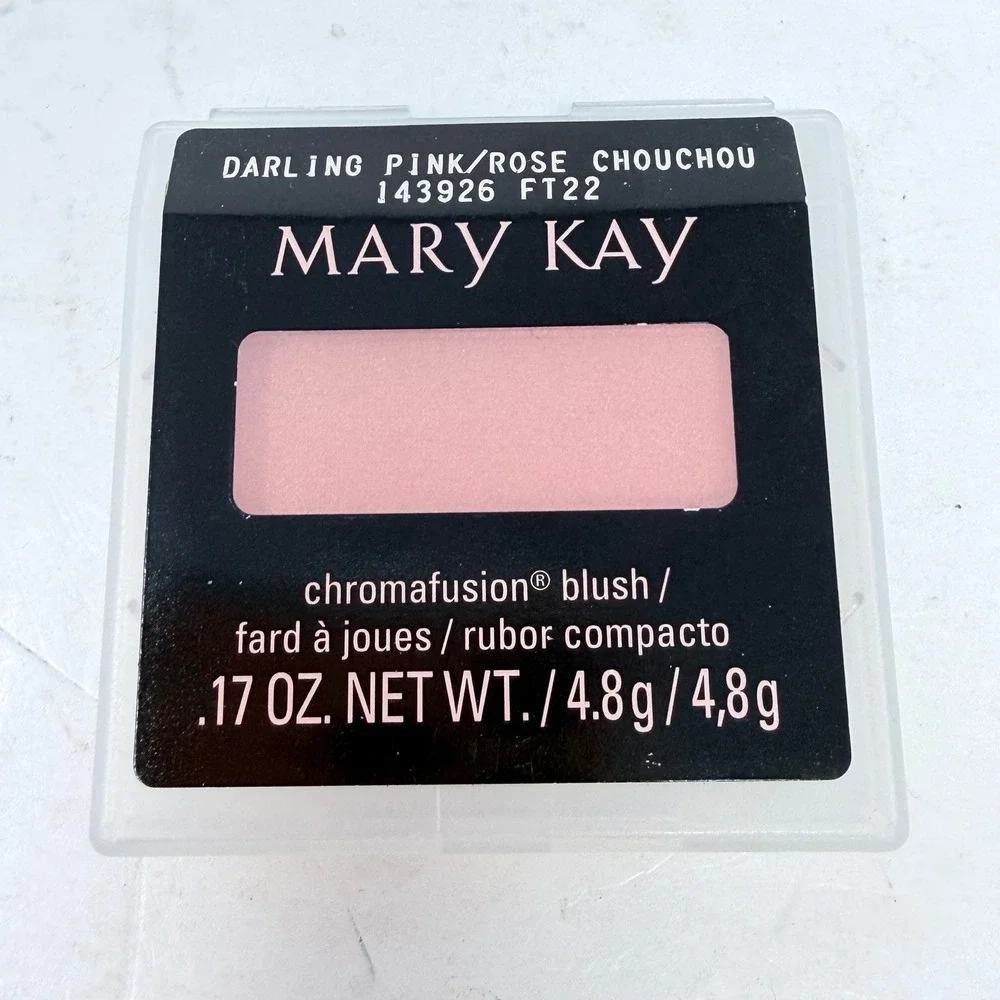 Mary Kay Chromafusion Blush Darling Pink Rose Chouchou Refill .17 oz / 4.8g New
